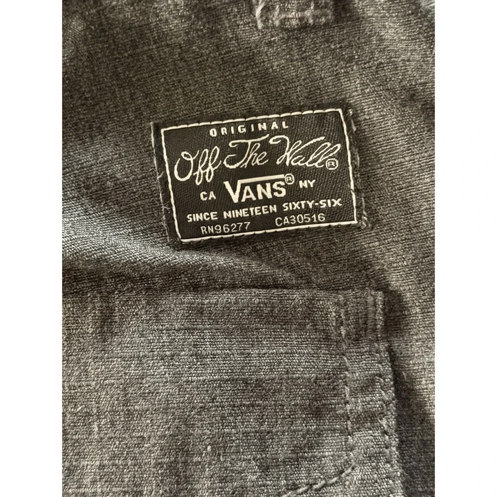 Vans Off The Wall Men's Dark Grey Cargo Utility Skater Fit Shorts 38W
